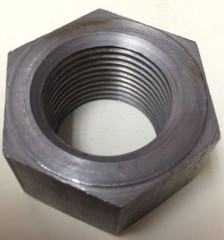 (1) 1″-14 Hex Nut Fine thread UNF fastener 1 Inch 1-14 Finished Steel Plain