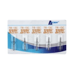 AZDENT Dental Diamond Tungsten Carbide Burs Drill FG for High Speed Handpiece