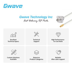 2.4mm 4 Hole Flange Female to GPPO Female .086″ Semi-flexible Cable, DC-50GHz