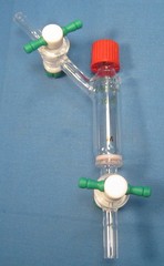 CHEMGLASS 10 ML PEPTIDE SYNTHESIS VESSEL SOLID PHASE “M” FREE SHIPPING 66