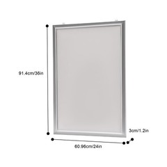 LED Wall Mount Backlit Poster Lightbox Light Up Frame 24×36″ / 18×24″ 20W/10W