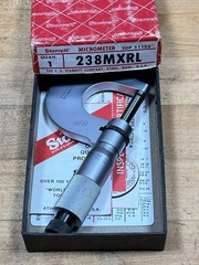 The L.S Starrett Co Ratcheting Micrometer 238MXRL EDP 51102 – USA – Carbide Face