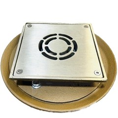 SMITH FLOOR DRAIN CAST IRON NIKEL BRONZE 3″ 09212JS54-1