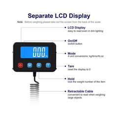 TIPRE Digital Shipping Postal Scale 0.5 oz High Accuracy! 440lb… Fast USA SHIP