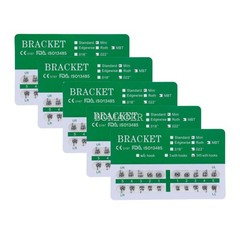 100 kits dental monoblock metal bracket bracket mini MBT 022 345 hooks 20pcs/kit