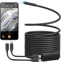 Endoscope Camera 1920P HD Borescope Inspection Camera for iPhone and Android 5M