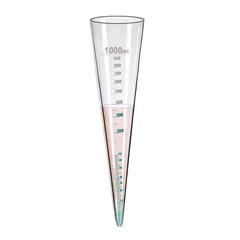 1000 Ml Imhoff Cone for Sedimentation & Biofloc Test | Water Testing C