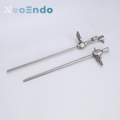 Rigid Hysteroscope Set 30 Degree 4*302mm With Sheath And Working Element