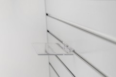 Dazzling Displays 3-Pack of 4″ x 10″ Slatwall Shelves