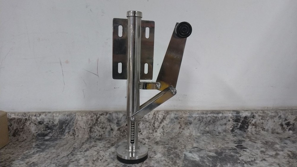 Vestil FL-LK-SMR-SS-L 18 In Extended Height Side-Mount Floor Lock