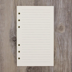 6-Ring A6 Binder/Planner Refill Paper, 6 Hole,6 3/4 X 4 1/8 Inches Refillable Wh