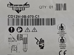 SEALED Automation Direct CD12M-0B-070-C1 Cordset Angle Connector M12 CD12M0B070C