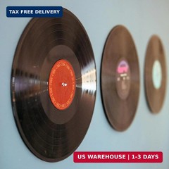 Modern JP Adhesive Vinyl Wall Mount for Discs (4-Pack) – Strong Hold Record Hold