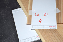 Black Ash Raw Wood Veneer Sheet 6 x 31 inches 1/42nd 42083-83