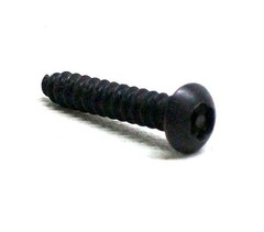 LOT OF 100 NEW #6 x 3/4″ Black Screw Button Head Security Hex TAMPER PROOF NC