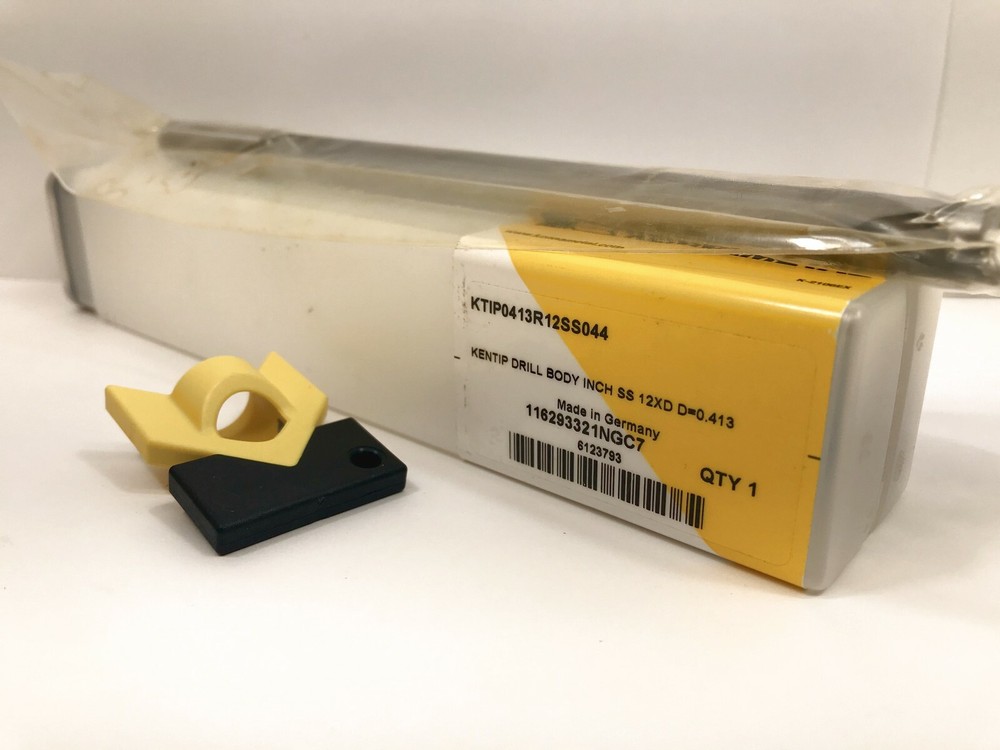 KENNAMETAL KTIP0413R12SS044 Kentip Drill Body .413 12XD 6123793 1pc NEW