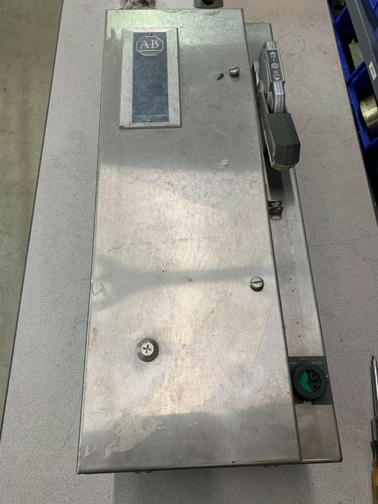 USED ALLEN-BRADLEY SIZE 0 COMBINATION STARTER 512-ACB-3-6GP-24R-90 WITH 509-AOD