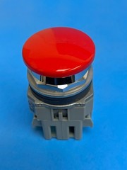 IDEC ABD301N-R, 30mm Momentary Red Mushroom Pushbutton, 1NC Contact