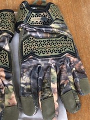 HANDLANDY Full Finger Framer Work Gloves for Large (Pack of 1), Forest Camo