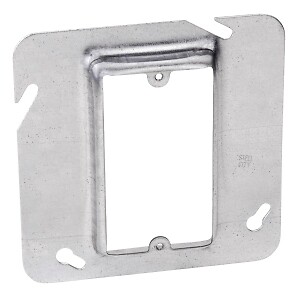 Steel City 72 C 14, Square Box Cover, Stl Cvr 5Cu-In 4-11/16X3/4 Raised, 25 PC
