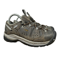 Keen Utility Atlanta Cool ll Work Shoes Womens 7.5 W Leather Composite Toe Brown