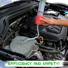 200cc Fluid Extractor Filling Syringe Pump Manual Suction Vacuum Fuel Transfer