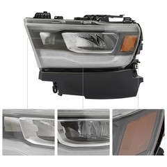 For 2019-2024 RAM 1500 Rebel Laramie LED DRL Headlight Left Driver Side