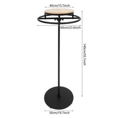 Round Clothing Rack, Clothing Display Rack, Floor-standing Garment Hanging Rack