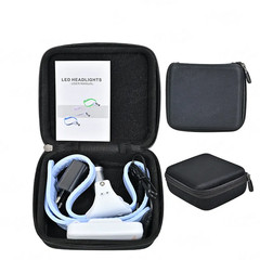 Dental Medical Wireless 5W LED Head Light Utra-light ENT Headband Headlight Blue