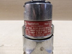 Appleton ECP-2023 Model B Explosion Proof Electrical Plug 20A 1 HP 125Vac