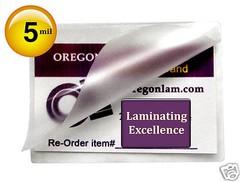 Hot Laminating Pouches for Prayer Cards [50/pk] 5 Mil 2-3/4 x 4-1/2, 2.75 x 4.5