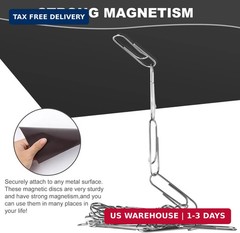 Magnetic Sheets with Adhesive Backing, 8″ x 10″, 5 Pack Flexible Magnet Sheets w