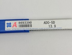 8693390 OSG, Thru Carbide Drill AD0-5D, 13.9