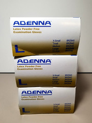 Adenna Latex Powder Free Examination Gloves Size Large 3 Boxes