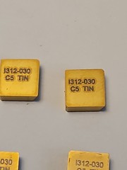 Cutting Tool Technologies Milling Insert: ANSI 1312-030, C5 TIN 6 LOT1188