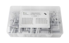 Aluminum Spacer Standoff Bushing Assortment Kit 3/4″ OD x 1/2″ ID (139 pcs)