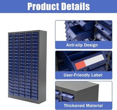 100 Drawers Parts Cabinet, Bolt & Nut Storage Hardware Tool Organization Shelves