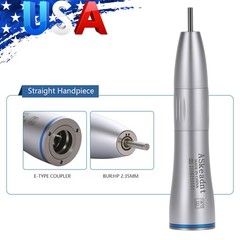 ASK Dental Internal Spray Low Speed Handpiece Straight Nosecone Fit E-Type Motor