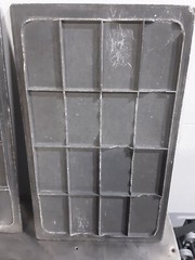 **LOT OF 5** EXPRESSLY & NBSP; HUBERT GRANITILES FULL SIZE BLACK TILE for buffet