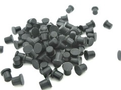 1/4” Rubber Hole Plugs Push In Stem Bumper 20 per package