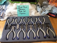 Blue-Point Tools BMPL1000 10-Piece NICE Soft Grip Mini Pliers And Cutters Set
