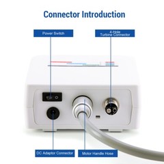 AZDENT Dental Brushless Electric LED Micro Motor Internal Spray E-type 3.4Ncm US