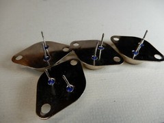 Amperex Philips BD182 TO-3 Transistors NOS Qty 4