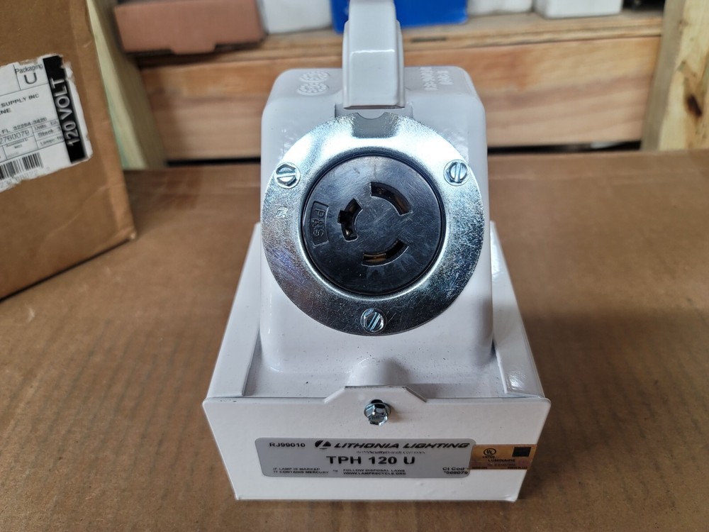Lithonia Lighting TPH 120 U Fixture Mount Power Hook *New*