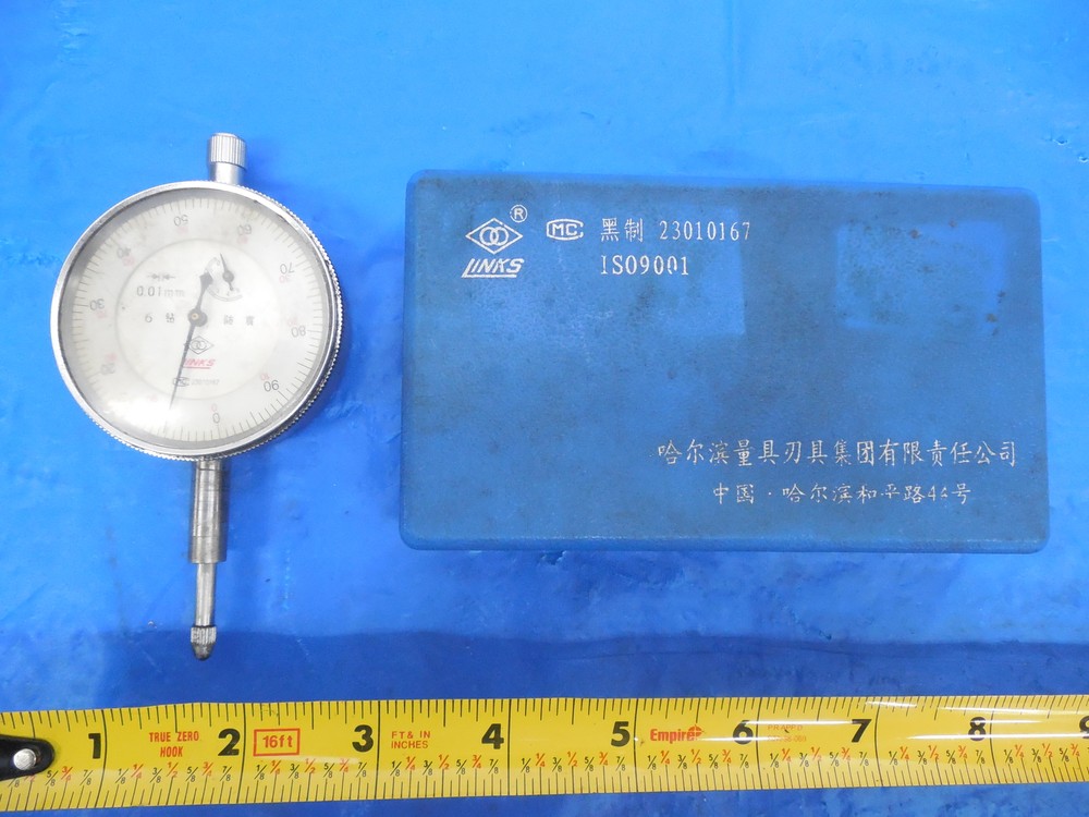 LINKS DIAL TEST INDICATOR IS09001 0-5 MM GRADUATION 0.01 MM