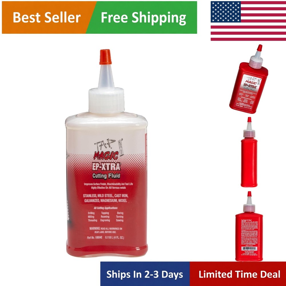 Professional-Grade 4 Oz Cutting Fluid – Tap Magic for Metal Cutting & Threading
