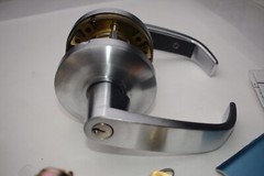 SARGENT 28 65G37 Satin Chrome Cylindrical Lock 6500 Classroom Lever Door Lock
