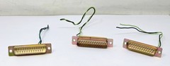 (Lot of 4) D-Sub 25 Pin Male Connector for Harris Macom GE Mastr III