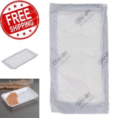 (2000-Pack) 50 Grams 4″ x 7″ White Absorbent Meat Pad Fish Poultry Pads Display