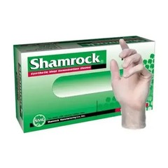 Shamrock Synthetic Vinyl Exam Gloves – Powder-Free – X-Large – 100 Count/2 Boxes
